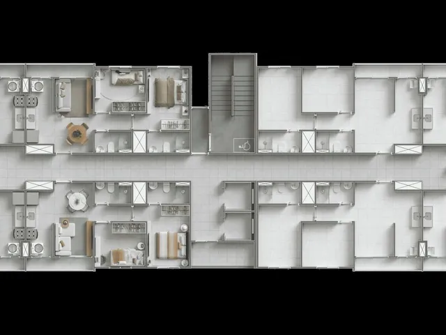 Imagem 9: Apartamento com Piscina e Rooftop na Rodovia Augusto Montenegro
