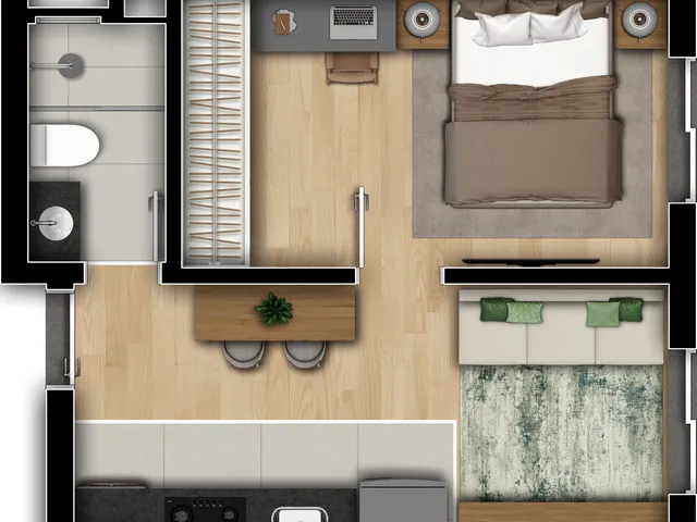 Imagem 7: Apartamento Padrão para Venda em Tingui Curitiba-Pr
