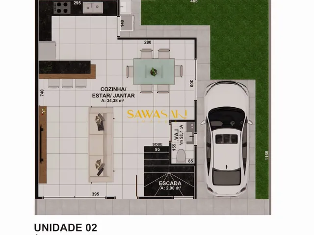 Imagem 13: Sobrado Padrão para Venda em Bairro Alto Curitiba-PR