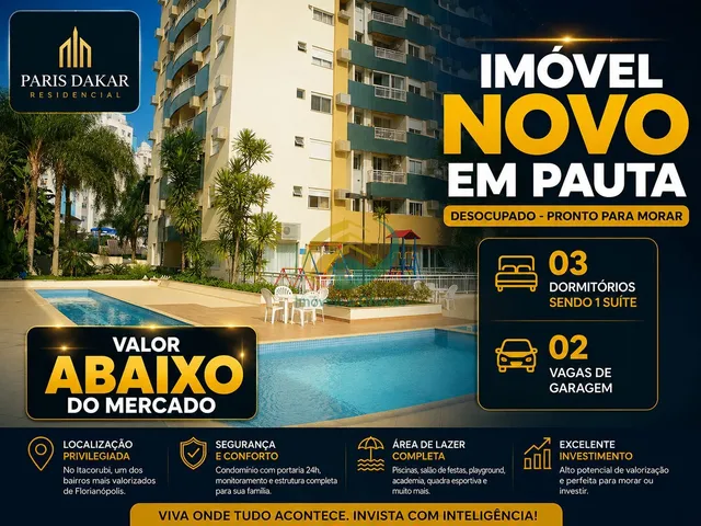 Imagem: Apartamento RESIDENCIAL PARIS DAKAR ITACORUBI