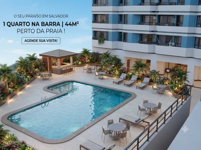 Imagem: Apartamento 1 Quarto Mobiliado na Barra