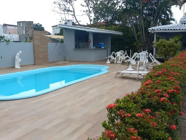 Imagem 1: Casa de Luxo em Condomínio Fechado em Lauro de Freitas-BA: 3 Quartos, 2 Suítes, 5 Vagas