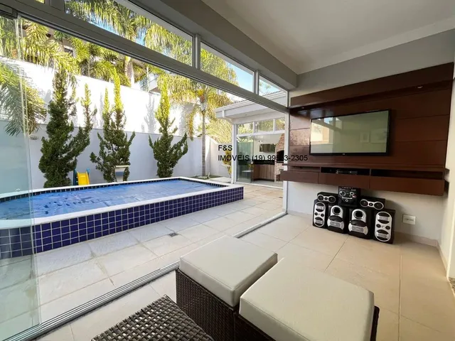 Imagem 7: Luxuosa mansão de 5 suítes no Swiss Park Campinas-SP 331 m² 3 salas 5 banheiros 4