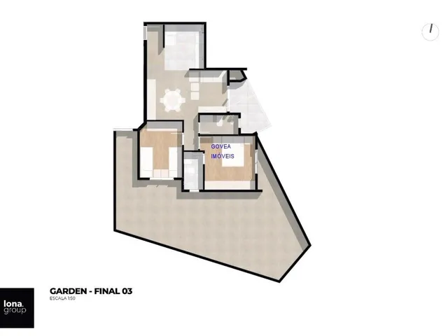 Imagem 12: Apartamentos de 54 a 117 m² de área privativa, ENTRADA PARCELADA ATÉ 60X, bairro