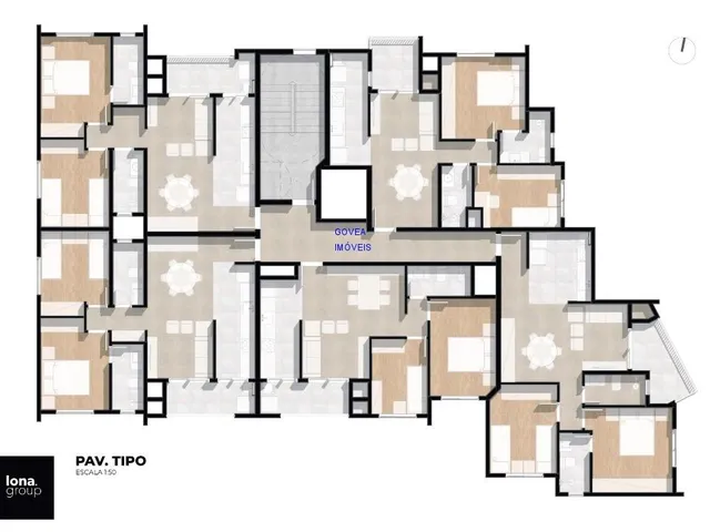 Imagem 11: Apartamentos de 54 a 117 m² de área privativa, ENTRADA PARCELADA ATÉ 60X, bairro