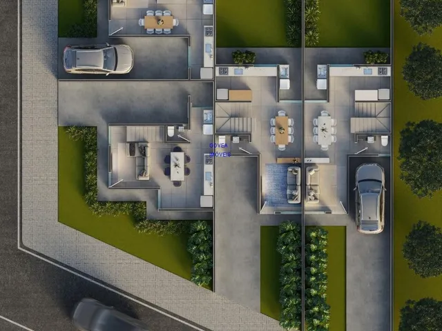 Imagem 14: SOBRADOS DE 88 A 93m², CAMPO CUMPRIDO * 3 QUARTOS, 2 VAGAS, preço de planta, em