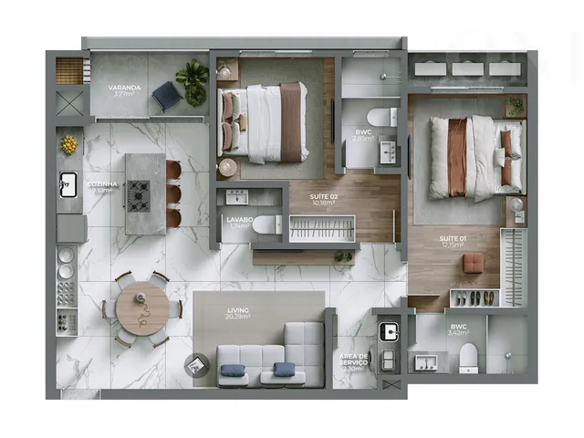 Imagem 4: Apartamento Alto Padrão a Venda em Bombinhas Sc