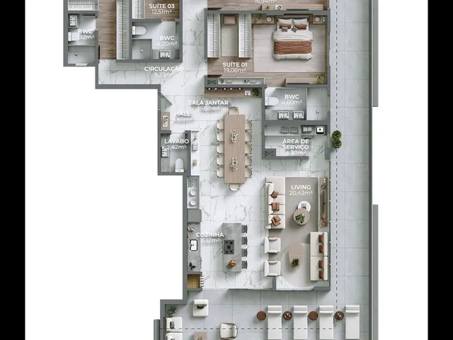 Imagem 7: Apartamento Alto Padrão a Venda em Bombinhas Sc