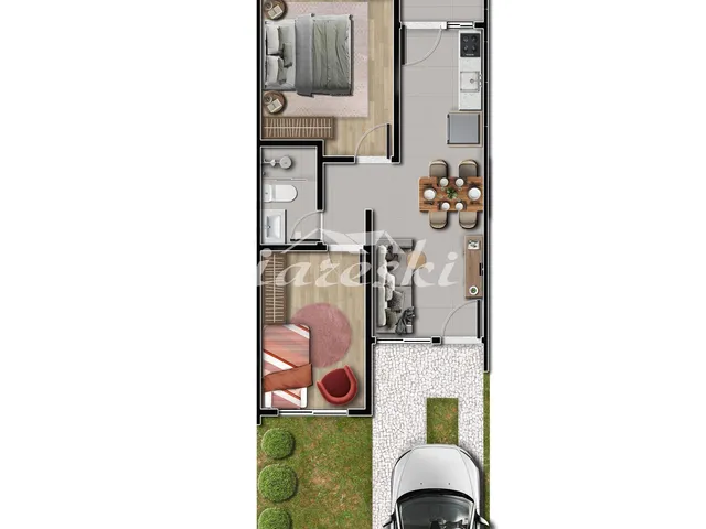 Imagem 9: Pré lançamento Condomínio Residencial Moradas do Parque, Casas com 2 Quartos em Foz do