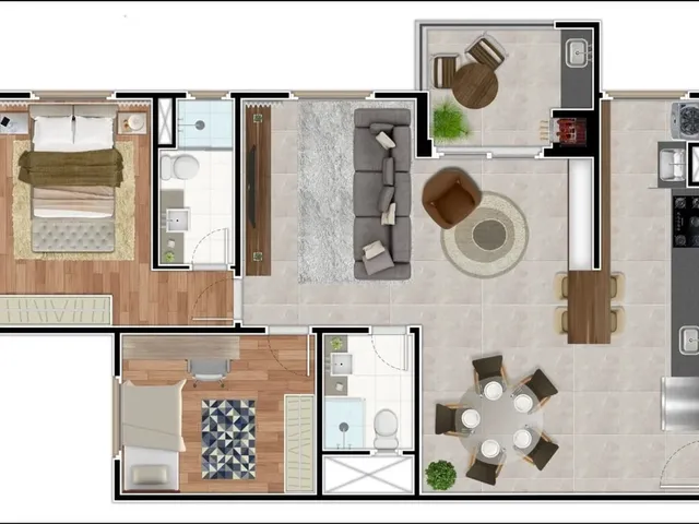 Imagem 16: Apartamento 83 M² - 3 Dormitórios (1 Suíte) - 2 Vagas À Venda no Bairro Casa Branca - Santo André/Sp