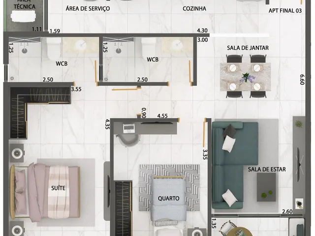 Imagem 13: Apartamento À Venda no Bairro Bessa - João Pessoa/Pb