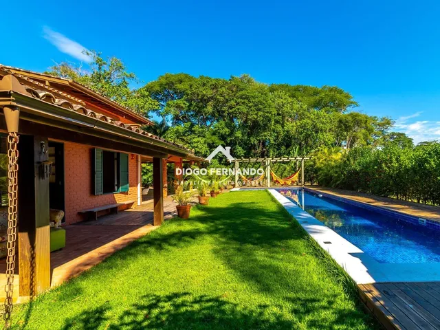 Imagem 7: Casa Porto da Lagoa com Aluguel Mensal Área Gourmet, Piscina, Campo de Futebol