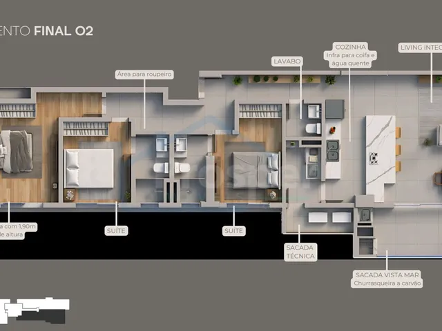 Imagem 11: Apartamento com 3 Suítes, em Barra Velha/Sc