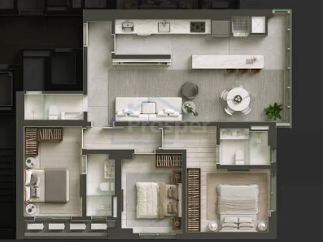 Imagem 5: Apartamento 2 Suítes+1 Alto Padrão em Piçarras-Sc