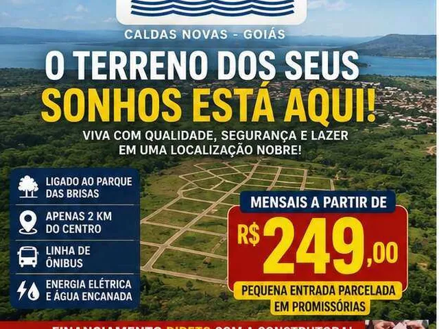 Imagem: Lotes Financiados no Setor Jequitimar sem