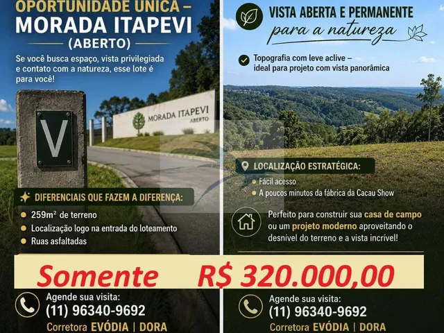 Imagem: Ótimo Terreno em Itapevi À Venda