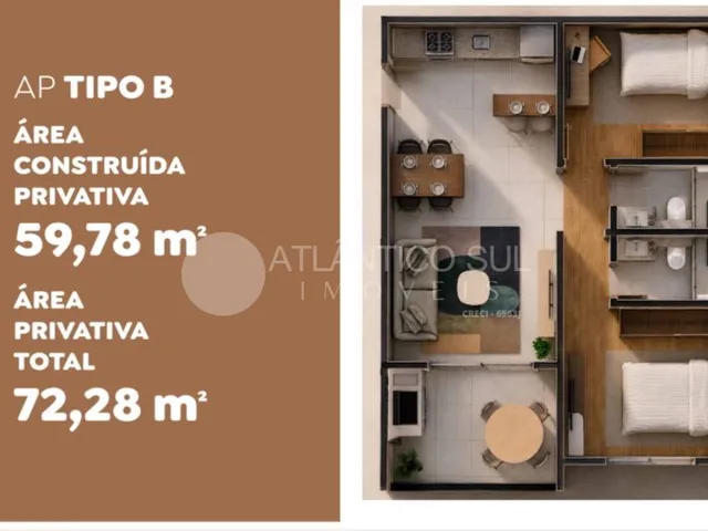 Imagem 5: Apartamentos novos na planta à venda, GAIVOTAS, MATINHOS - PR