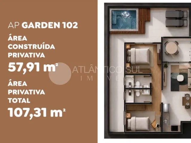 Imagem 7: Apartamentos novos na planta à venda, GAIVOTAS, MATINHOS - PR