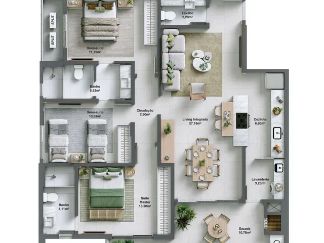 Imagem 13: Mar Di Amalfi Apartamento com 5 dormitórios