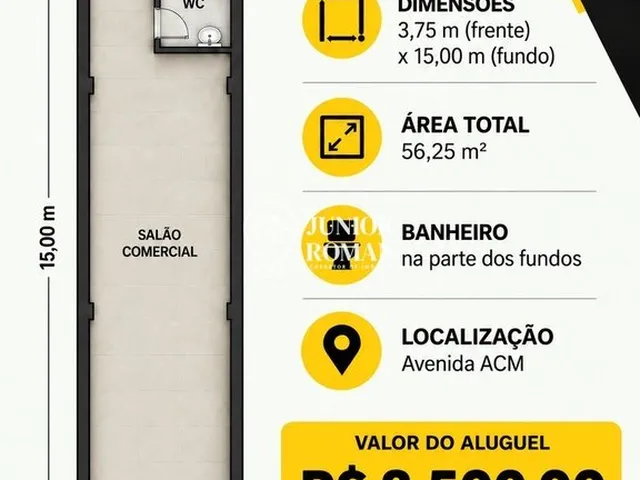 Imagem 3: PONTO COMERCIAL PARA LOCAÇÃO NA AVENIDA ACM – BARREIRAS/BA