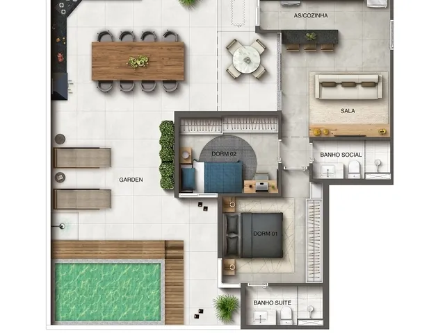 Imagem 10: Pré-Lançamento Apartamento 2 e 3 Quartos À Venda no Bairro Praia de Itaparica - Vila Velha/Es