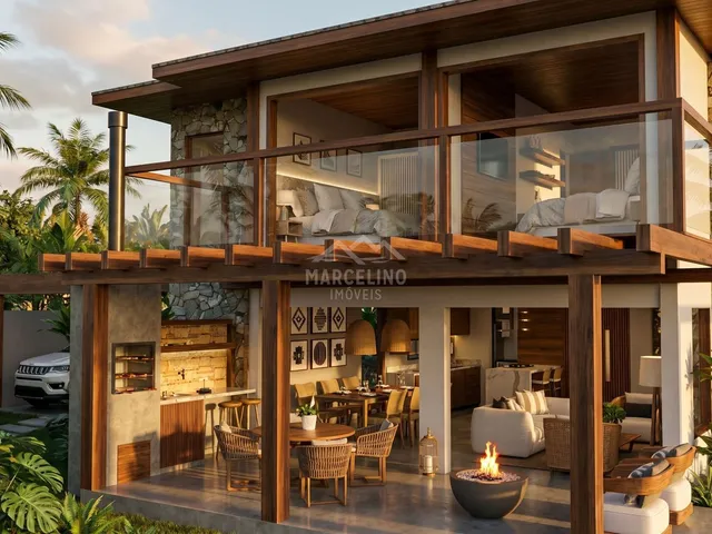 Imagem: Casa Alto Padrão - Frente lagoa em Garopaba
