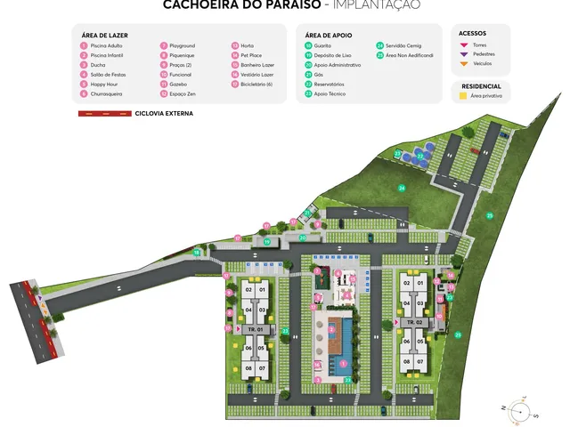 Imagem 4: Cachoeira do Paraíso – apartamentos de 2 quartos com varanda em Betim