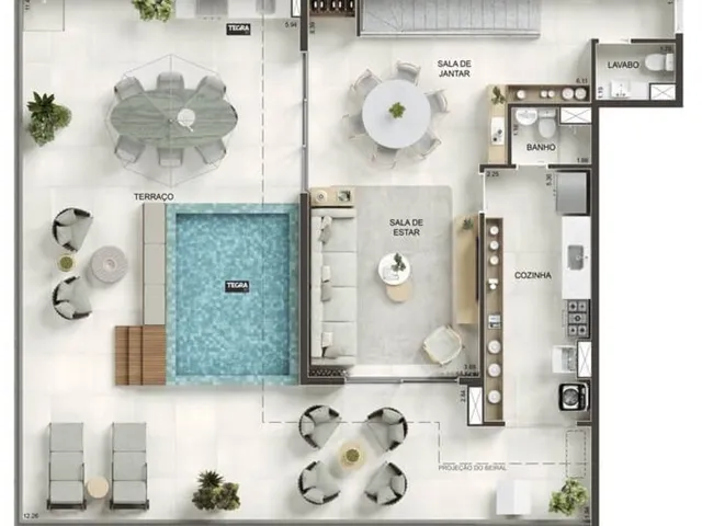 Imagem 1: Kronos Apartamento com 2 dormitórios