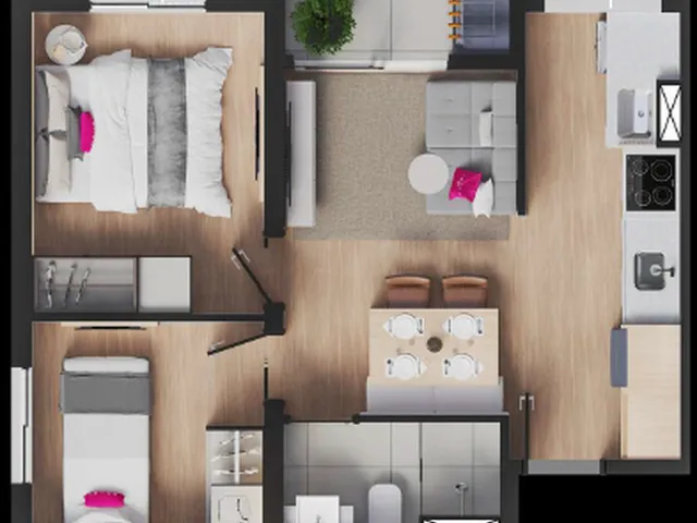 Imagem 6: Neo Estilo Apartamento com 2 dormitórios