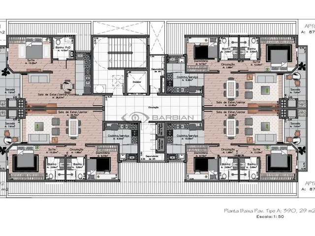 Imagem 13: APARTAMENTO NOVO COM 02 DORMITÓRIOS NO BAIRRO SANTO INÁCIO
