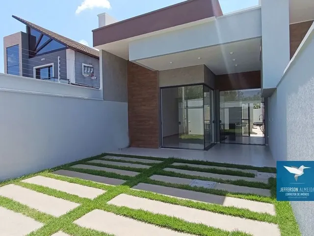 Imagem 14: Casa Plana Nova Pronta para Morar em Rua Pública na Região Central de Eusébio! Fachada