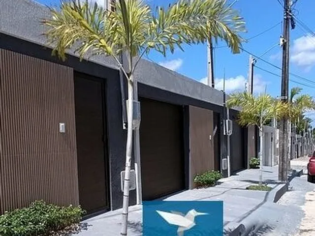 Imagem 3: Casa Plana Nova Pronta para Morar em Rua Pública na Região Central de Eusébio! Fachada