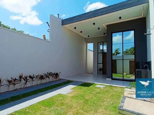 Imagem 15: Casa Plana Nova Pronta para Morar em Rua Pública na Região Central de Eusébio! Fachada