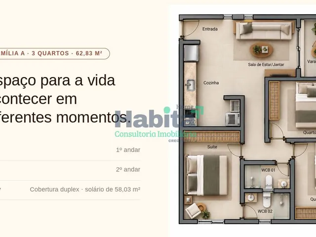 Imagem 2: Apartamento em Cidade dos Colibris, João Pessoa/PB