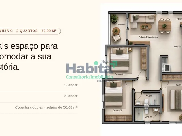 Imagem 5: Apartamento em Cidade dos Colibris, João Pessoa/PB