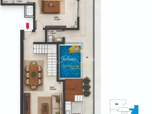 Imagem 4: MARAVILHOSO APARTAMENTO DE COBERTURA EM COSTAZUL, A 100 METROS DA PRAIA, RIO DAS OSTRAS
