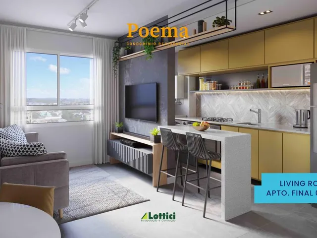 Imagem 10: Apartamento no Centro de Canoas, com (02) Dois Quartos e (01) Uma Vaga no Residencial Poema