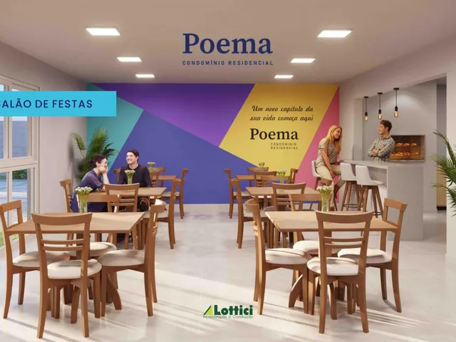 Imagem 4: Apartamento no Centro de Canoas, com (02) Dois Quartos e (01) Uma Vaga no Residencial Poema
