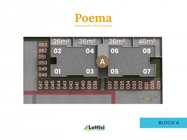 Imagem 15: Apartamento no Centro de Canoas, com (02) Dois Quartos e (01) Uma Vaga no Residencial Poema