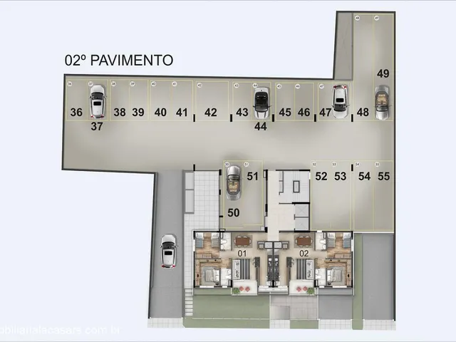 Imagem 2: 0 Apartamento com 2 dormitórios