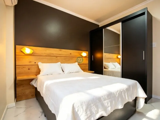 Imagem 3: Alugo amplo apartamento mobiliado, com 02 quartos, 01 garagem, 92m²...
