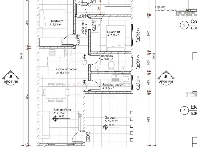 Imagem 2: CASA BAIXA 1 SUITE MAIS 2 QUARTOS NA GUABIRUBA SUL