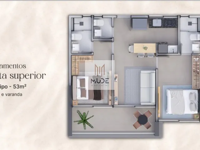 Imagem 14: AL?MAR TAIPU DE FORA Apartamentos á Venda 2 Suítes Varanda Opção de Garden
