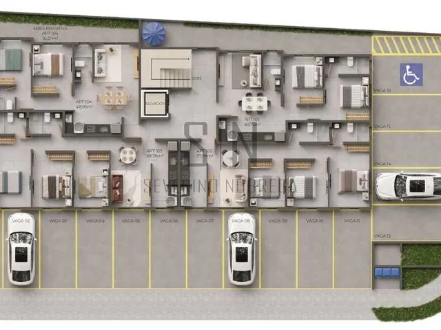 Imagem 6: Bancários 3 Ruas Com Elevador,Piscina ,Esp/Gourmet 63m² 3Quartos,1Suíte, 01 Vaga