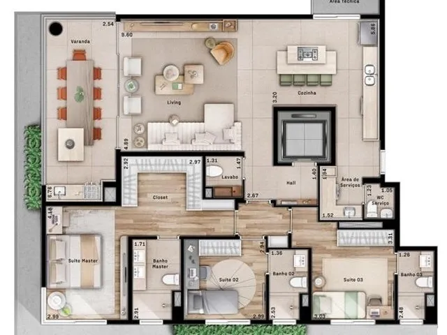 Imagem 16: 0 Apartamento com 3 dormitórios