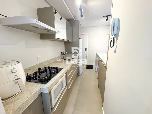 Imagem 10: Apartamento 1 dormitório - Sacada com churrasqueira - Trindade - Florianópolis