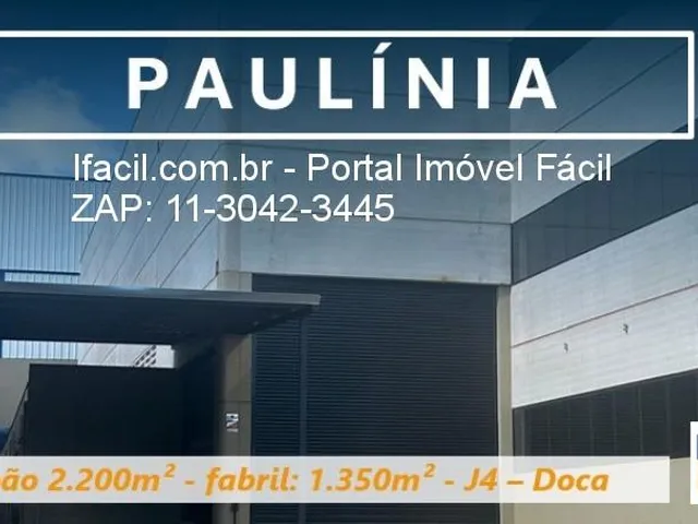 Imagem: Galpão Industrial de 2.220M² em Paulínia