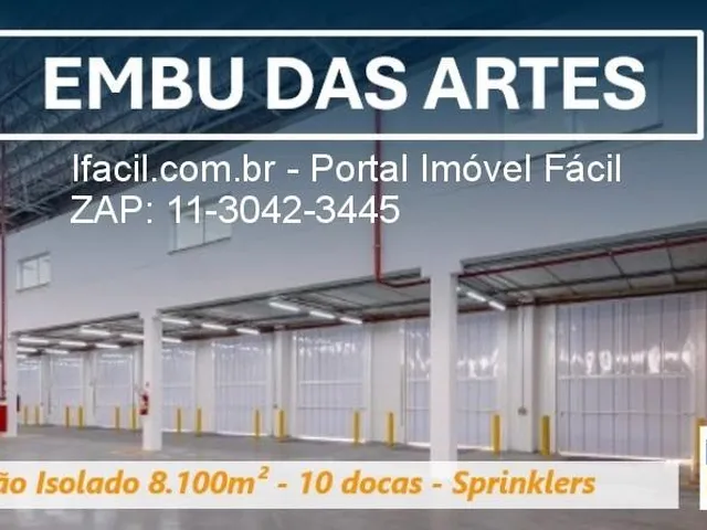 Imagem: Galpão Embu - 8.000M² - 10 Docas - Ifácil.com.br