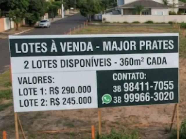 Imagem: LOTES NO MAJOR PRATES EXCELENTE OPORTUNIDADE