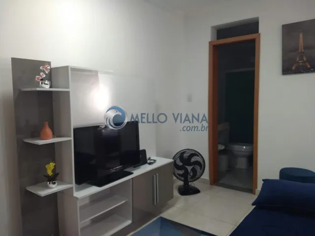 Imagem 5: Apt° mobiliado, sala, quarto, banheiro, cozinha, área de serviço e garagem